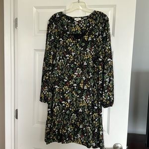 Never worn fat face long sleeve dress with open neck